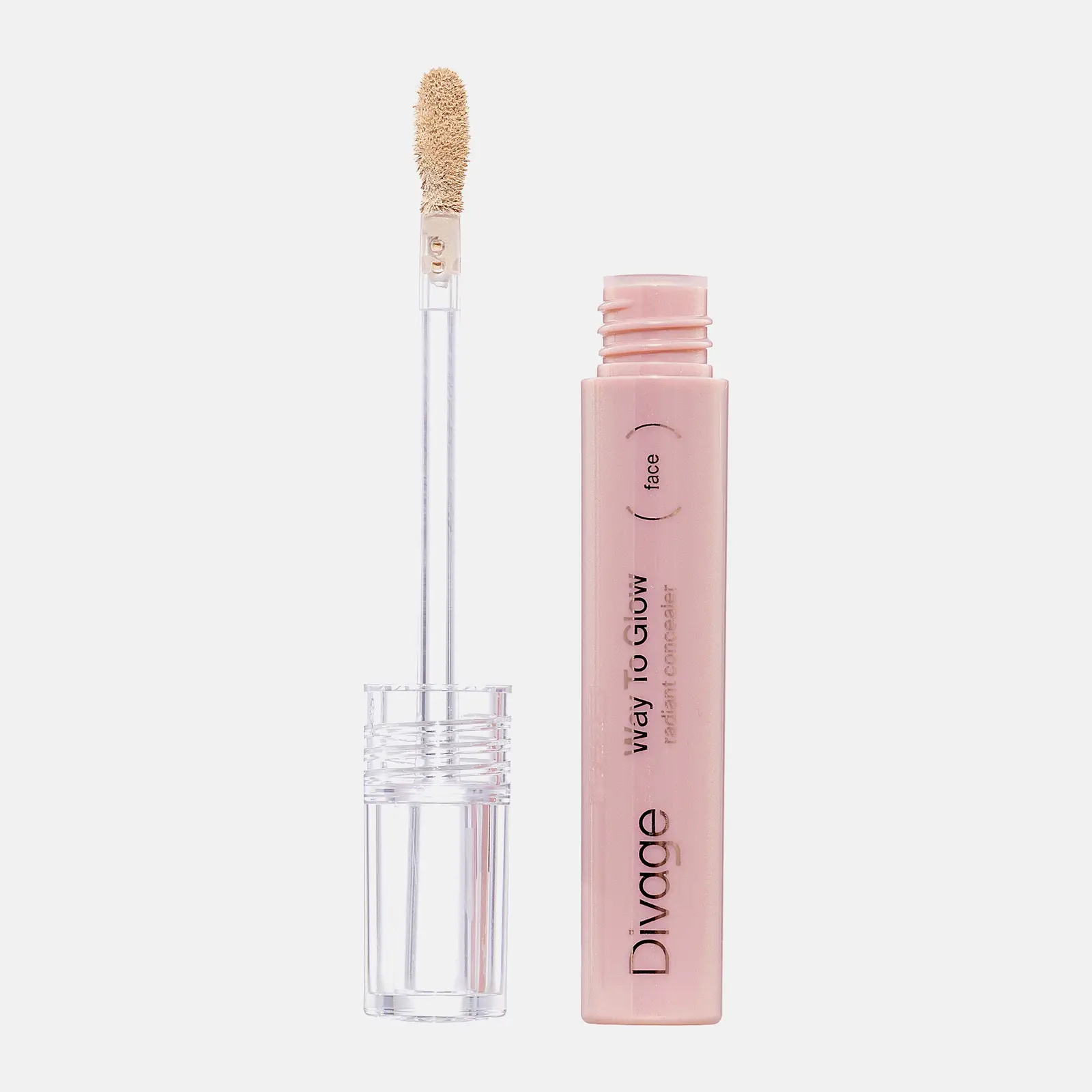 Консилер с эффектом сияния тон 02 Нюдовый Way To Glow Divage