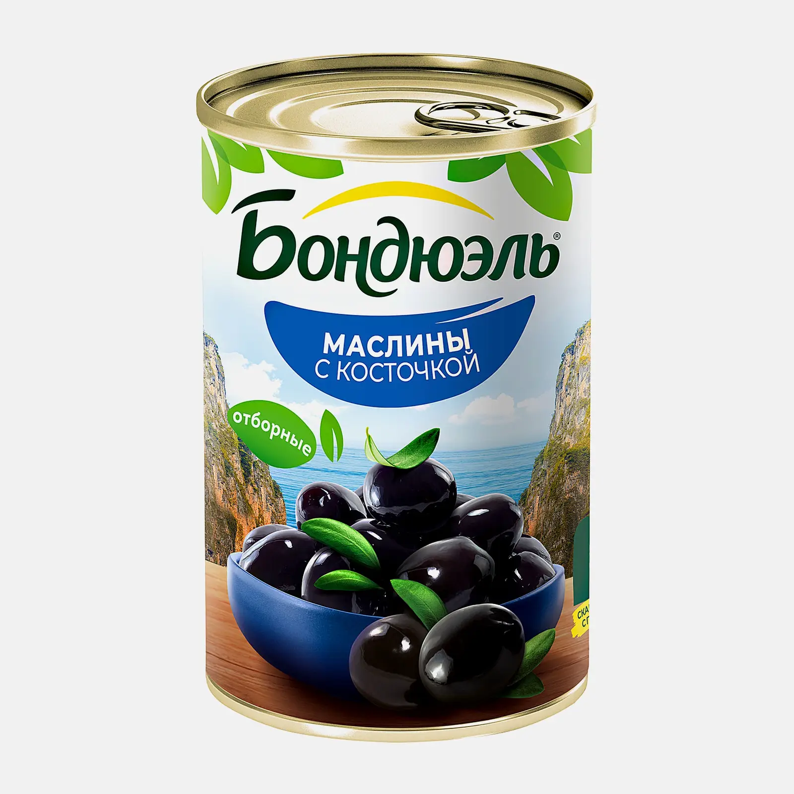 Изображение товара Маслины Bonduelle с косточкой 300 г - вкусный и полезный продукт Испании