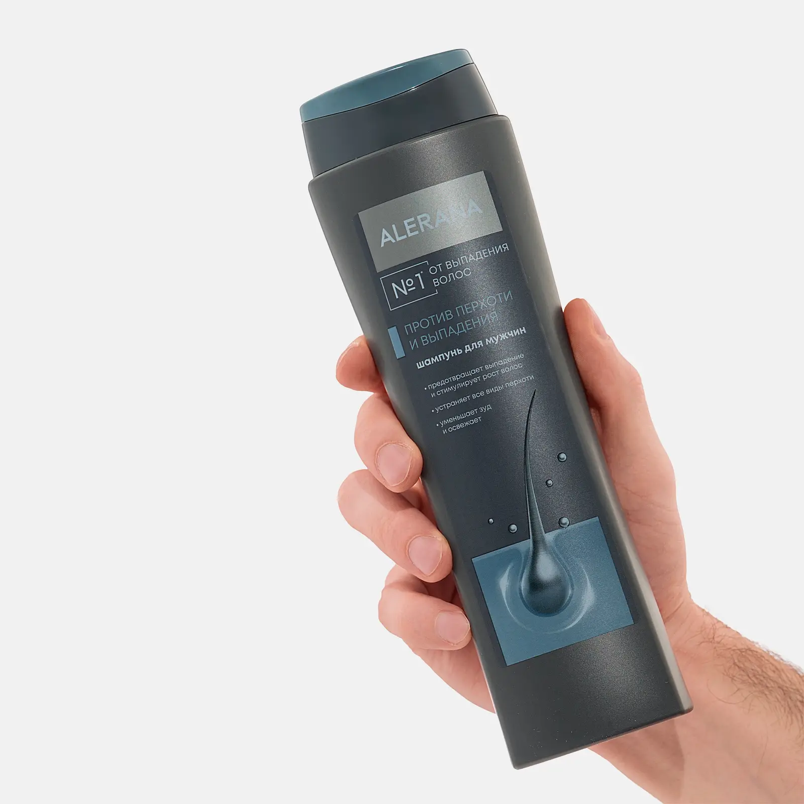 Шампунь для мужчин Алерана 2 в 1 против перхоти и выпадения 400мл