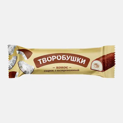 Сырок творожный глазированный Кокос Творобушки 20% 40г