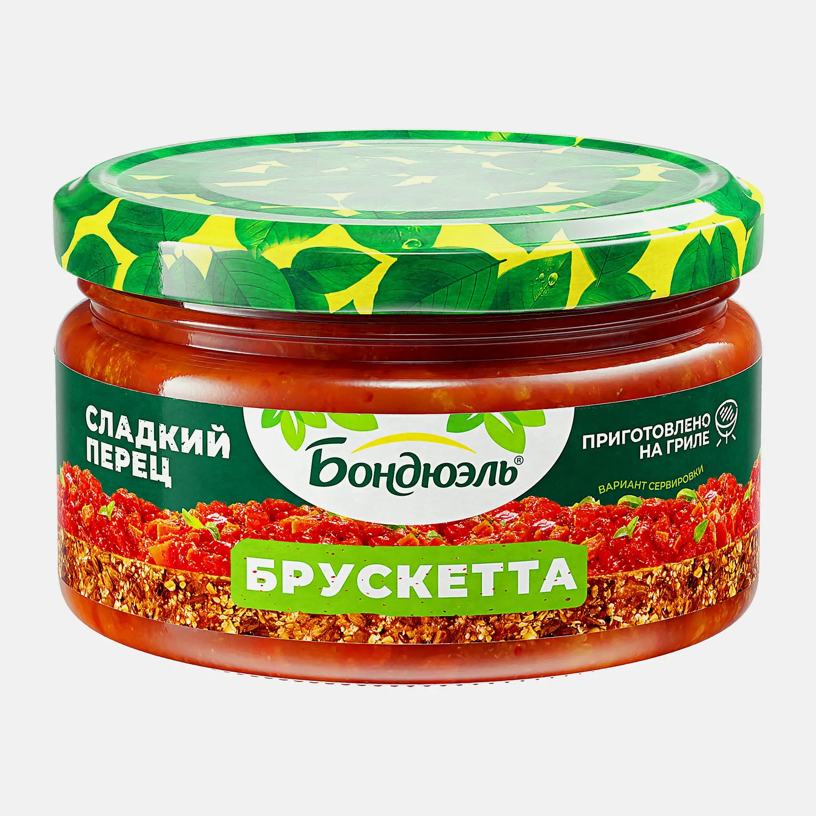 Изображение товара Брускетта Бондюэль с сладким перцем 220г