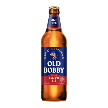 Пивной напиток Old Bobby Эль пастеризованное 4.5% 568мл