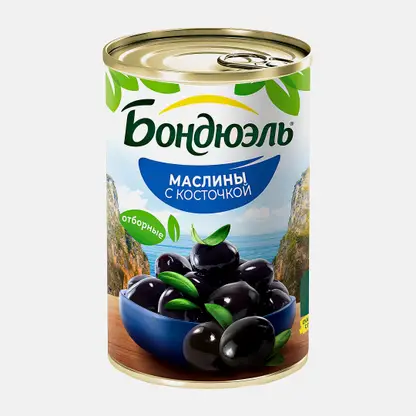 Маслины Бондюэль с косточкой 300г