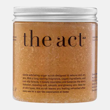 Скраб для тела The Act сахарный Кокосовое печенье 280г