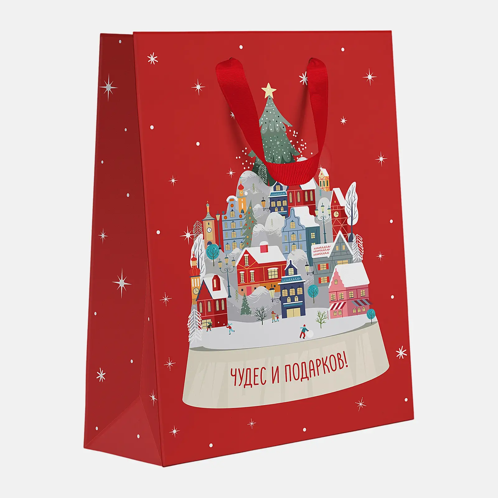 Подарочный пакет Мишкина Клюква Сити Хоум Трейд 31.5*25.5*11см в ассортименте