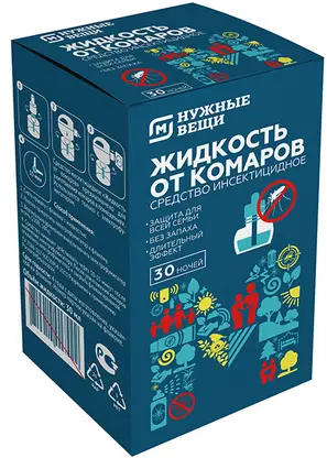 Изображение товара Жидкость от комаров Магнит Нужные вещи 30 ночей 30мл