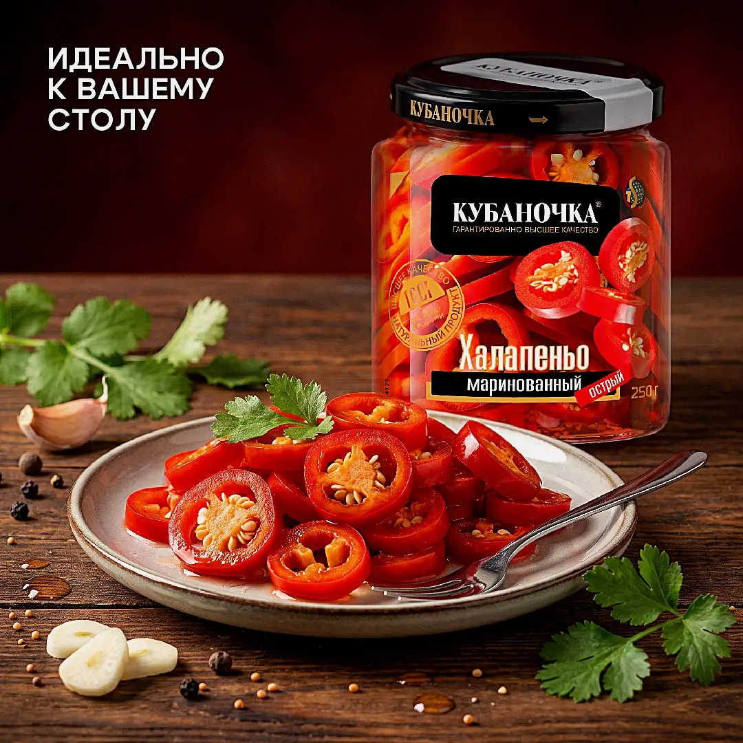 Перец халапеньо острый красный Кубаночка 250г - фото 4