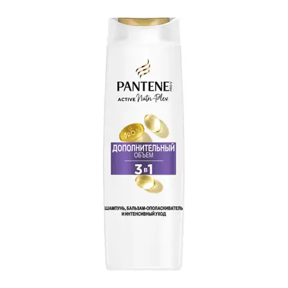 Изображение товара Шампунь Pantene Pro-V Дополнительный объем 3в1 360мл