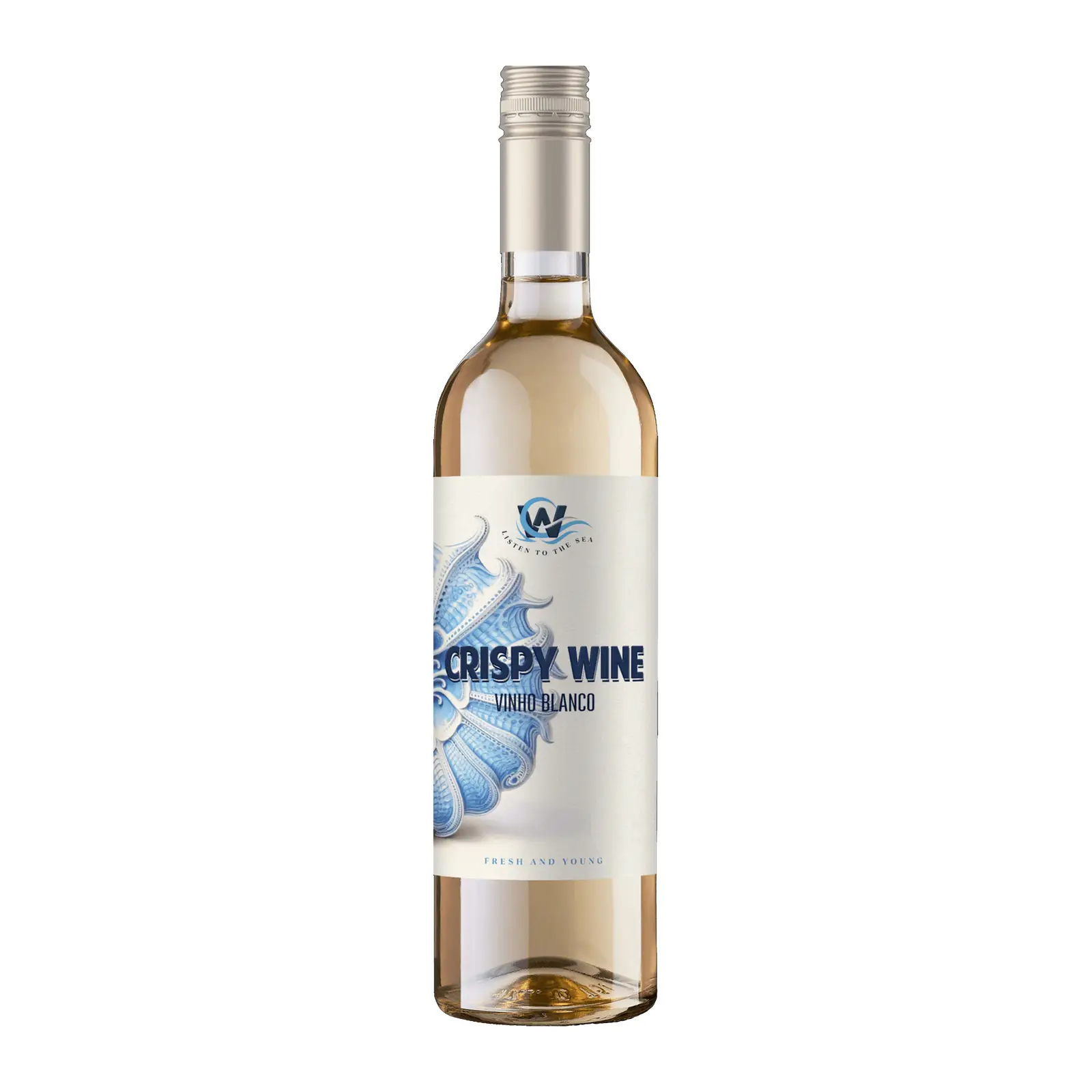 Изображение товара Вино Crispy Wine белое полусухое 750мл Россия