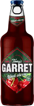 Пивной напиток Tonys Garret Hard Black Cherry пастеризованный 4.6% 400мл