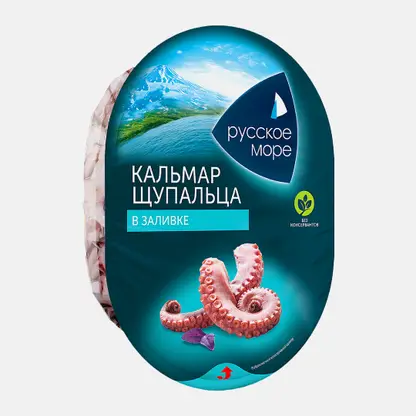 Щупальца кальмара Русское море в заливке 180г