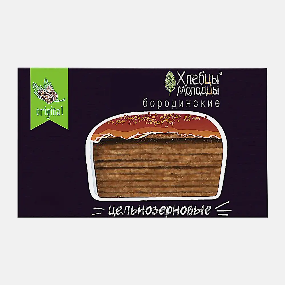 Изображение товара Хрустящие цельнозерновые бородинские хлебцы 150 г от Хлебцы-Молодцы