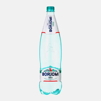 Вода Borjomi минеральная лечебно-столовая газированная 1.25л