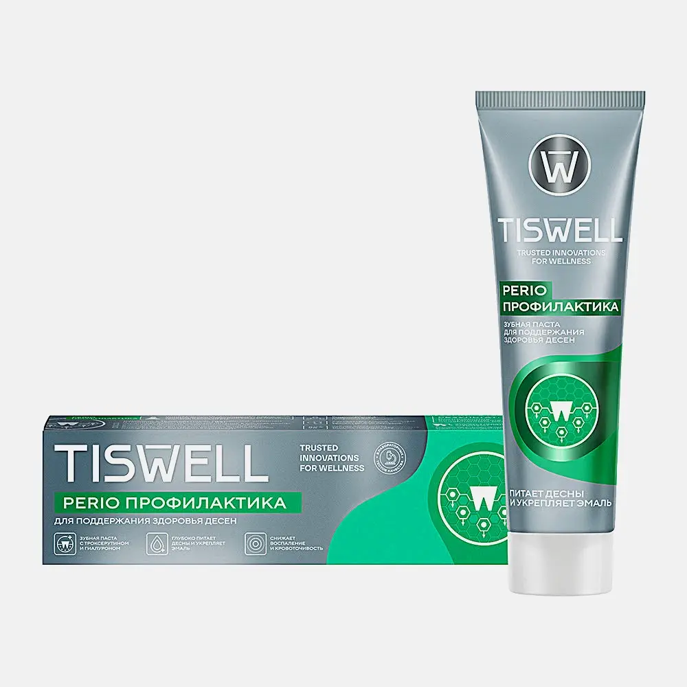 Зубная паста Tiswell Perio Профилактика для поддержания здоровья десен 110г
