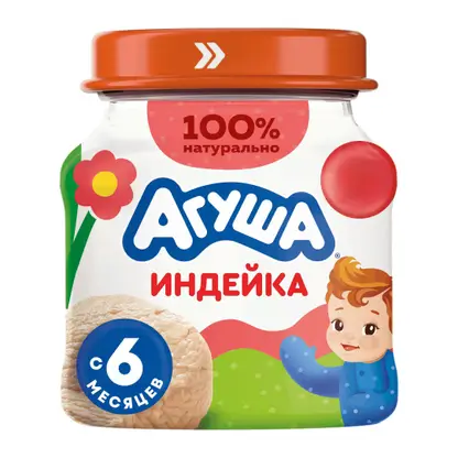 Изображение товара Пюре Агуша Индейка 80г