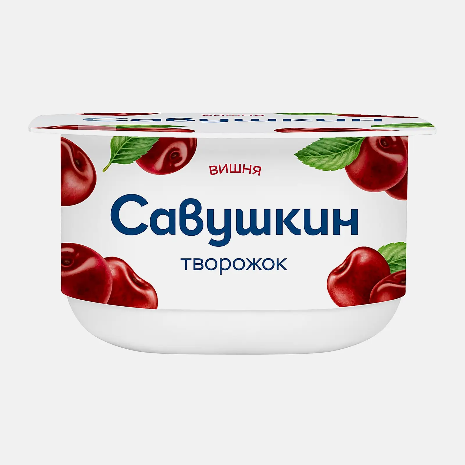 Изображение товара Творожок Савушкин Вишня 3.5% 120г натуральный десерт с фруктовым наполнителем