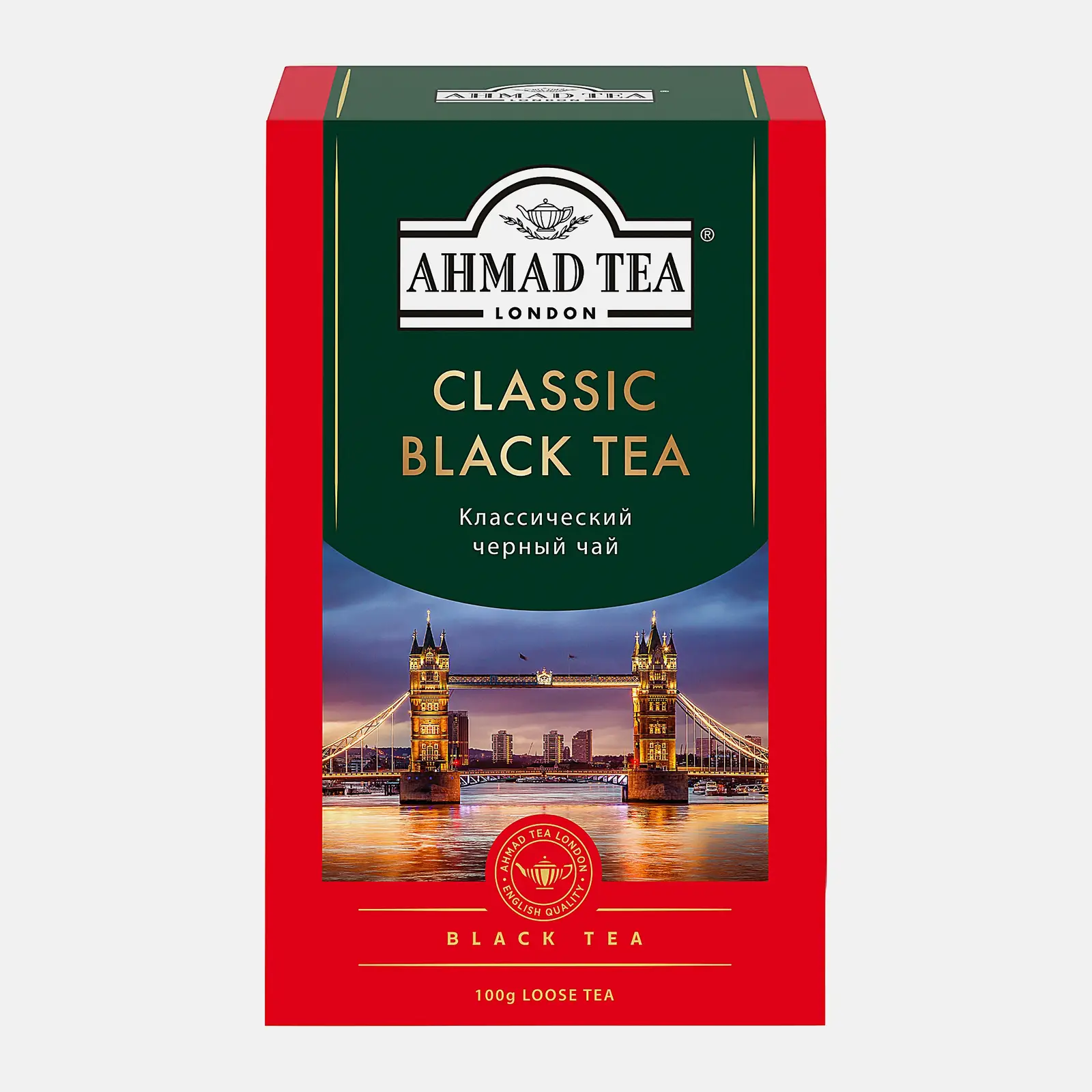 Чай черный Ahmad Tea Классический 100г Чай черный Ahmad Tea Классический 100г
