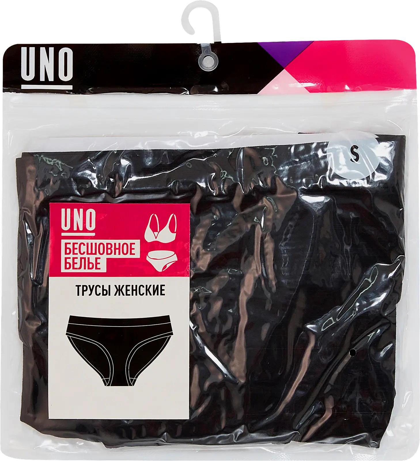 Трусы Uno женские черные UW12_1n6 р.S-XL в ассортименте