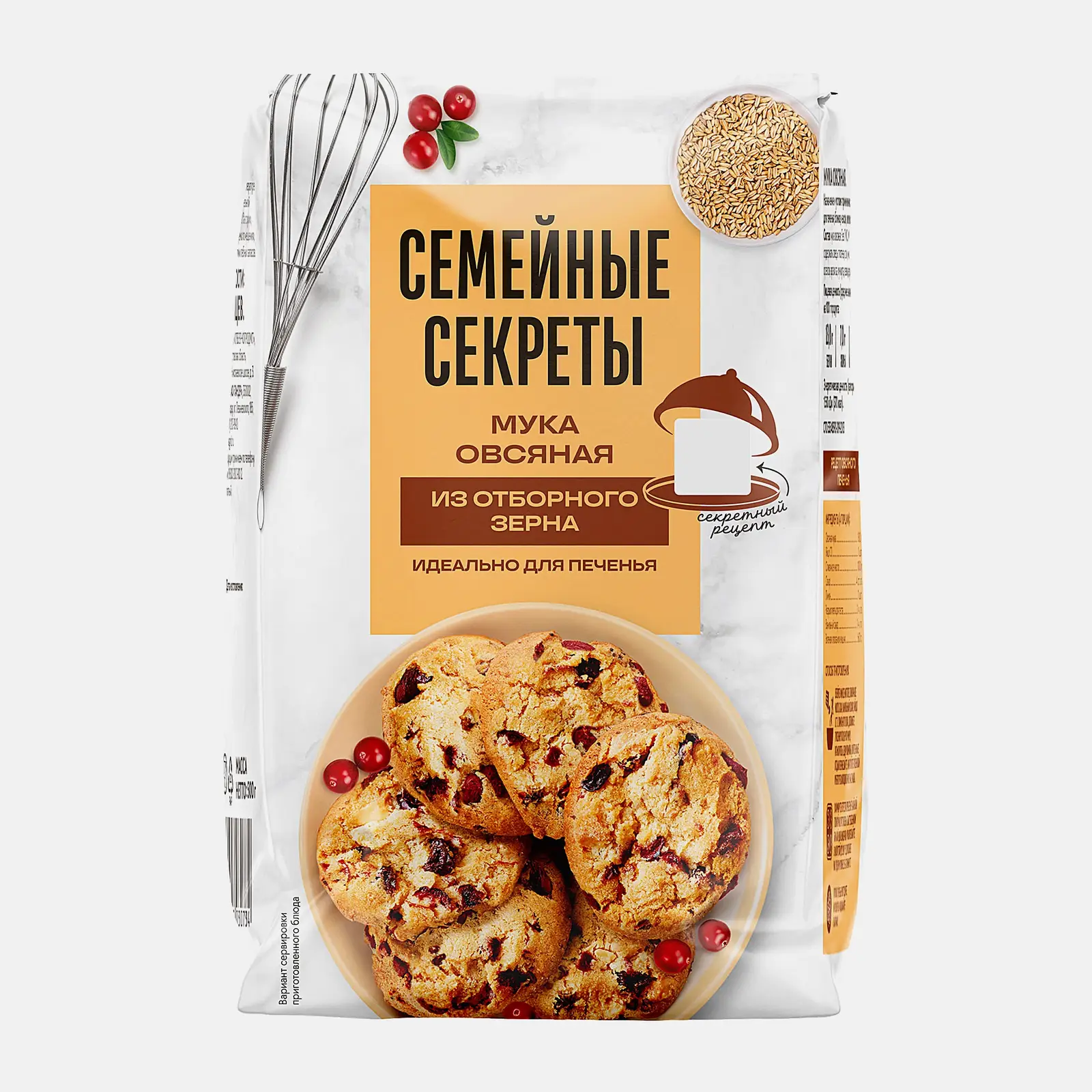 Изображение товара Мука Семейные секреты Овсяная 500г