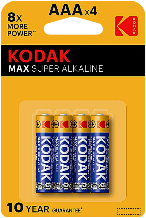 Батарейки Kodak Max Super ААА 4шт