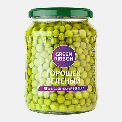 Горошек зеленый Green Ribbon 450г/460г