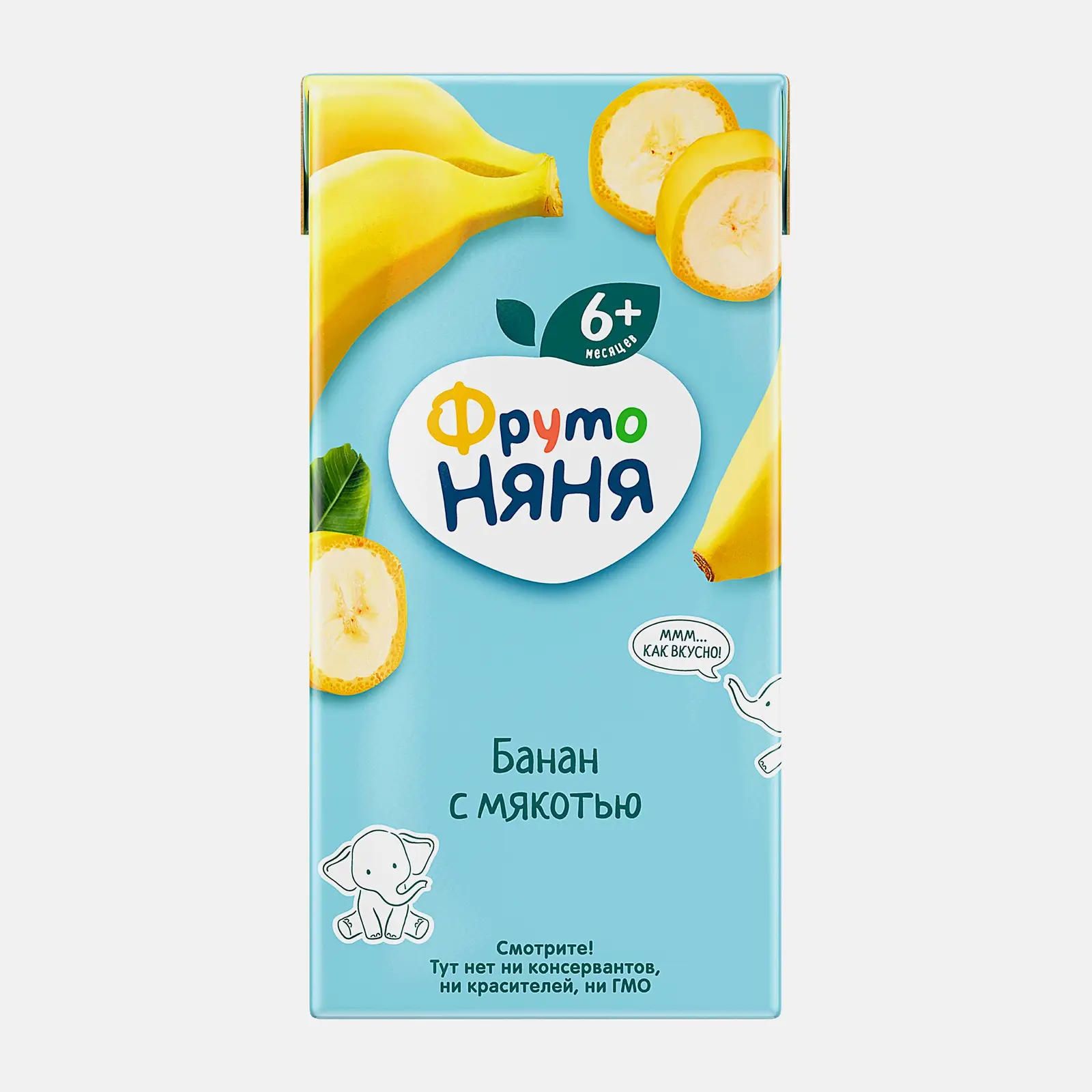 Изображение товара Нектар Банан с мякотью с 6 месяцев Фрутоняня 200мл