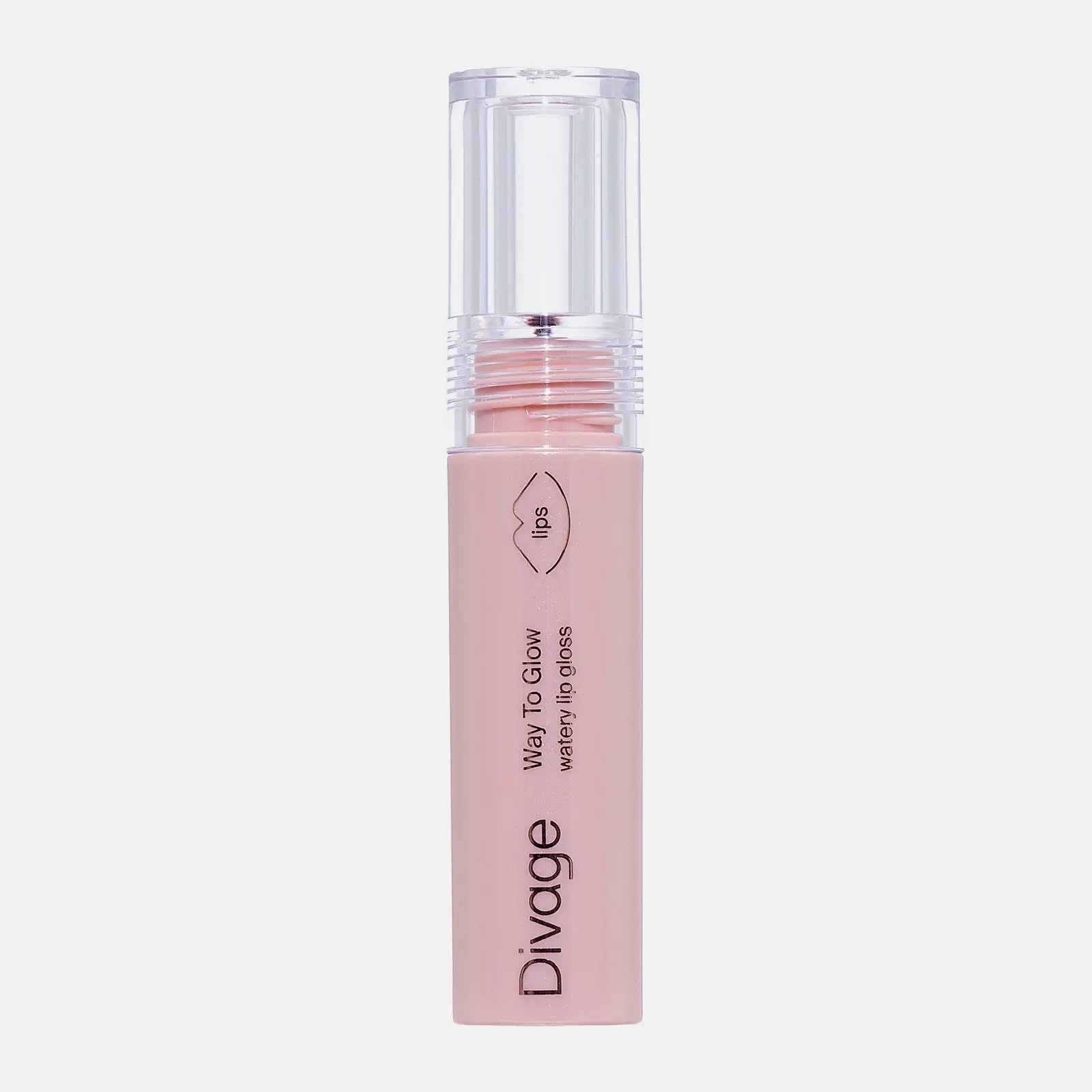 Блеск для губ тон 02 Кофейный Divage Way To Glow Lip Gloss - фото 4