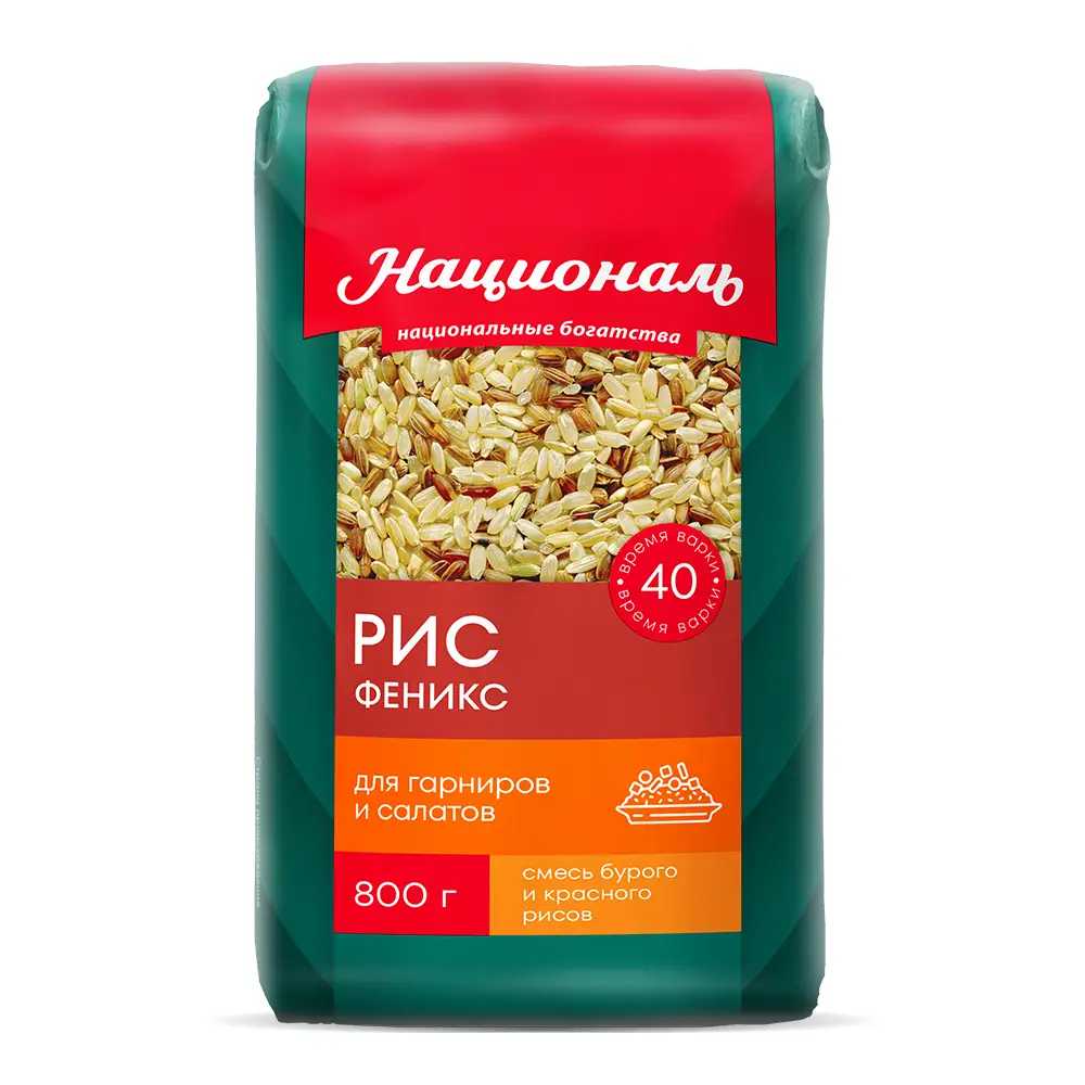 Смесь Националь Рис Феникс 800г — в каталоге на сайте сети Магнит |  Краснодар