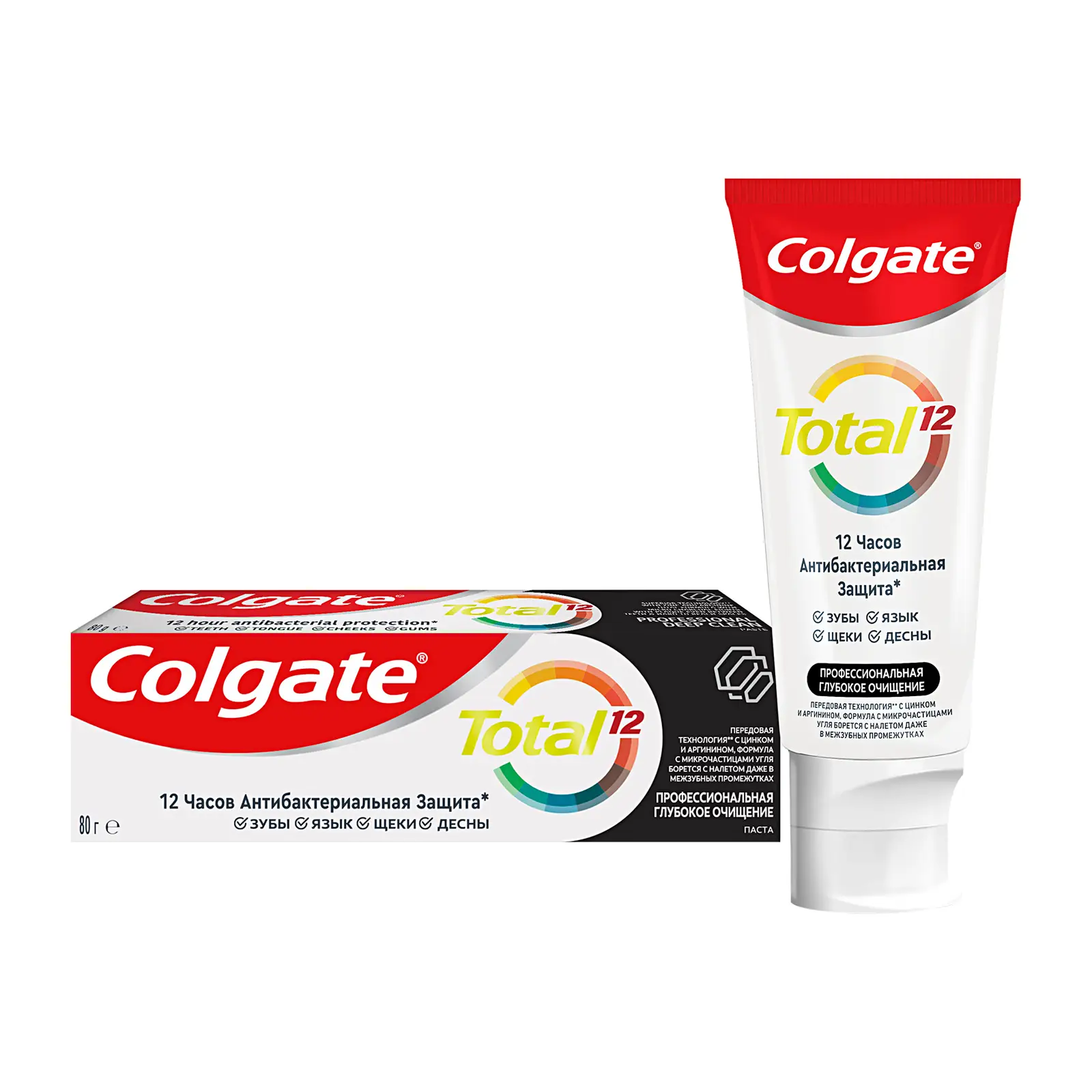 Зубная паста Colgate Total 12 Профессионал Глубокая Чистка 80г