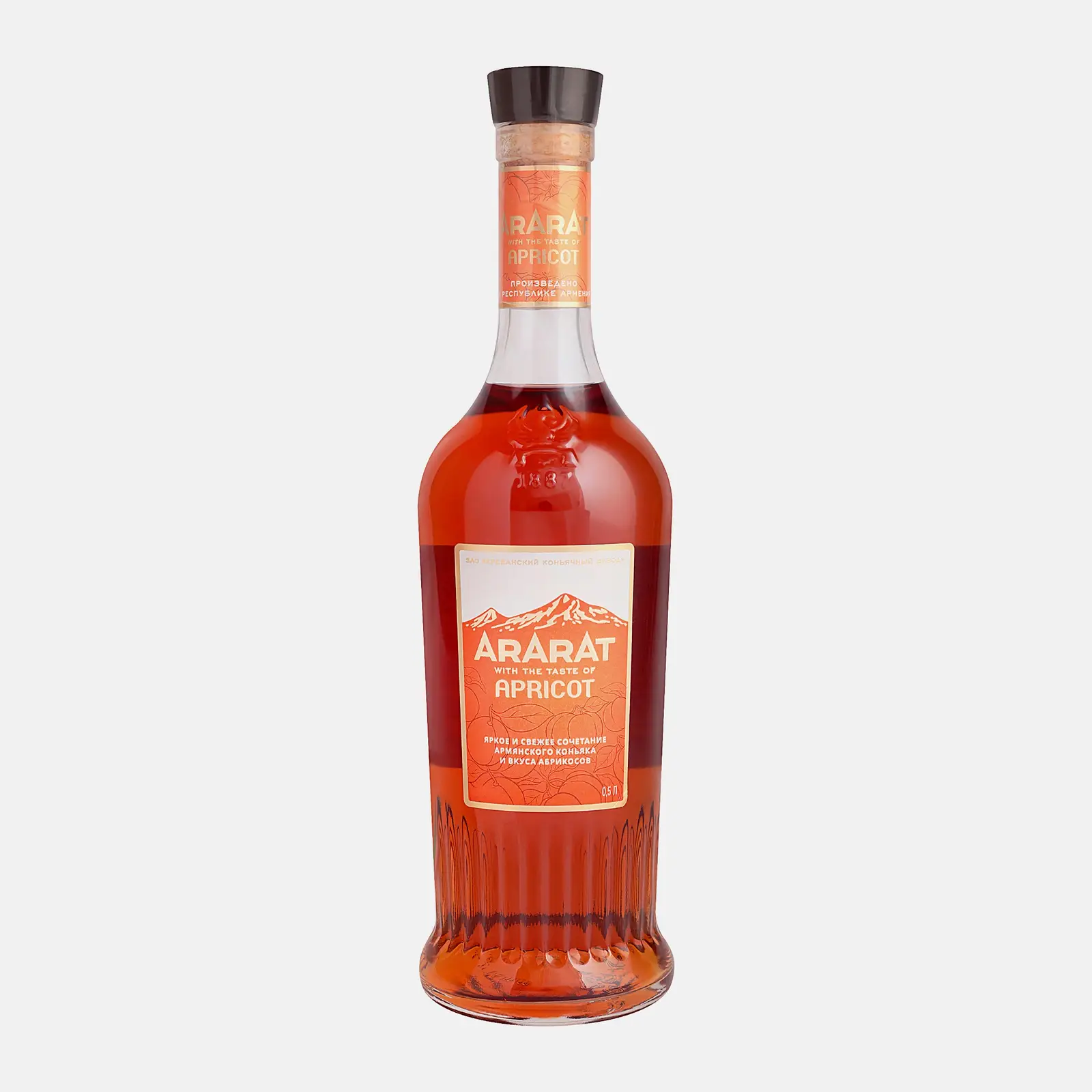Изображение товара Армянский коньяк Ararat Apricot с ароматом абрикоса 0.5л подарочная упаковка