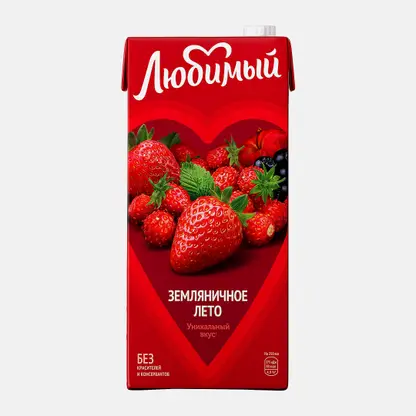 Напиток Любимый Земляничное лето 1.93л