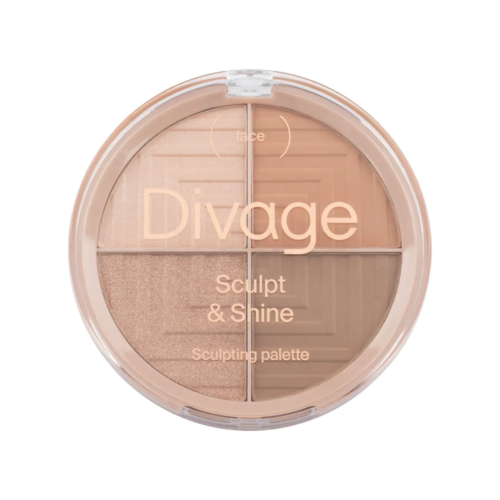 Палетка для лица Divage Sculpt&Shine Скульптурирующая