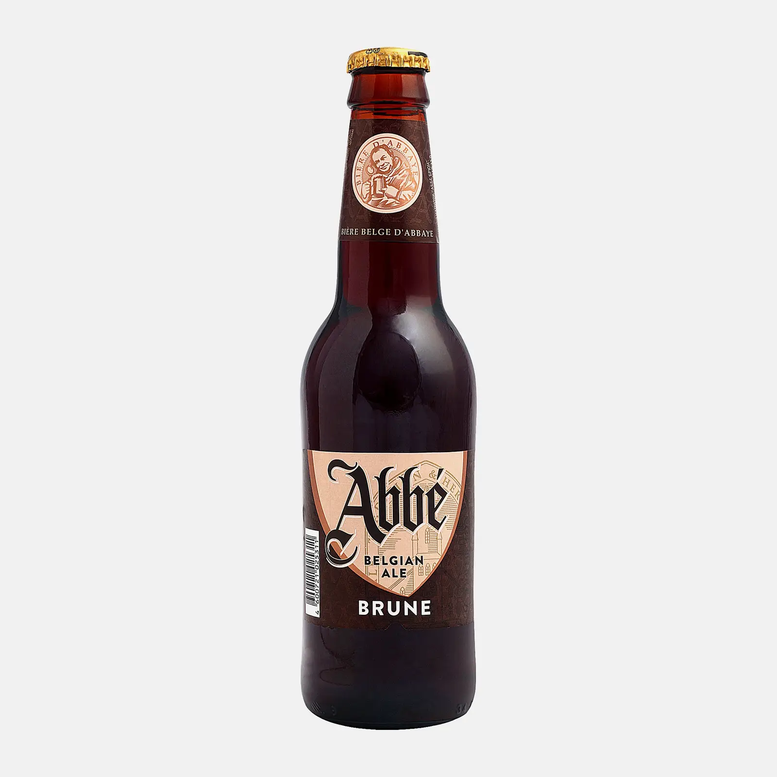 Пивной напиток Abbe Brune темный пастеризованное 6.5% 330мл