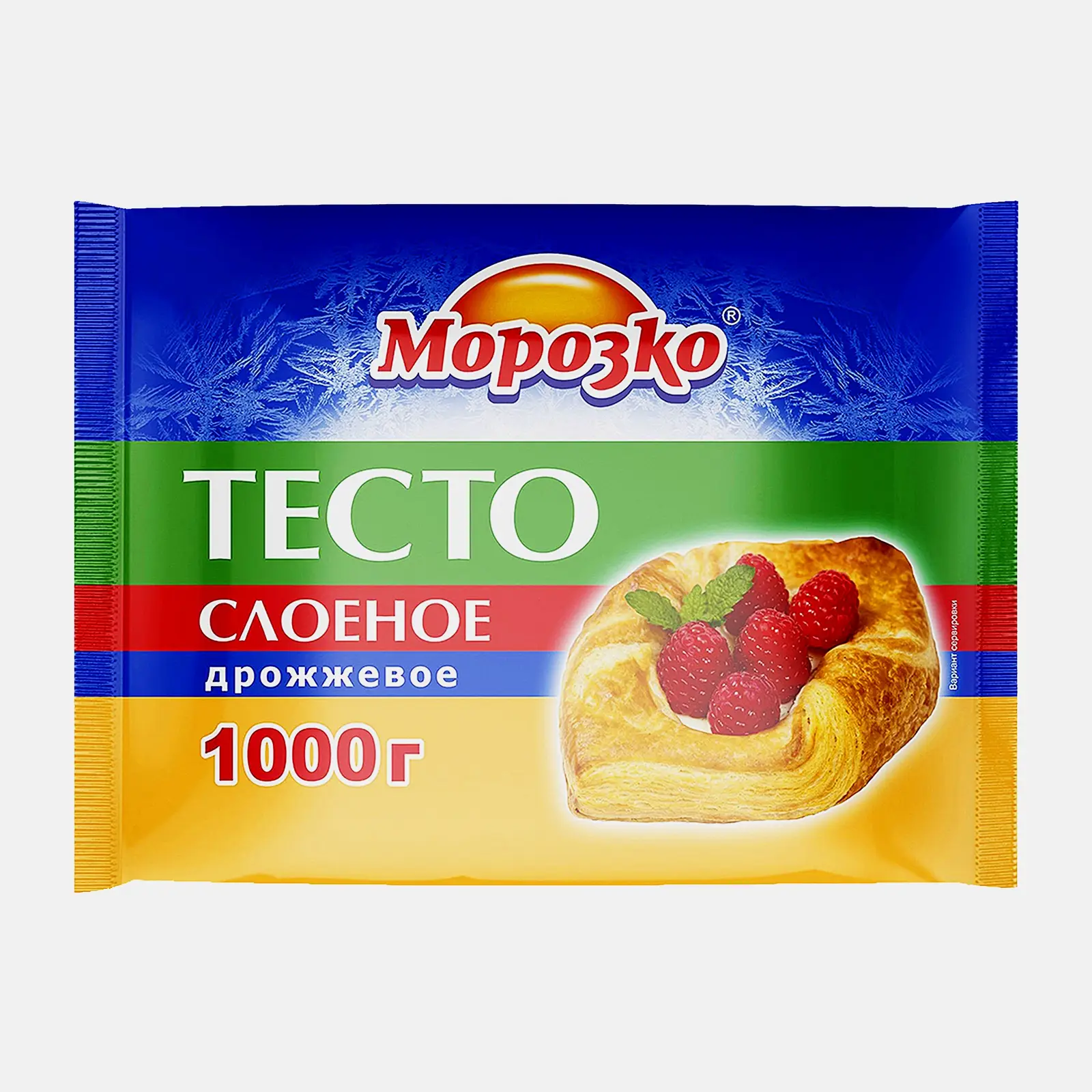 Изображение товара Тесто слоеное Морозко дрожжевое 1 кг