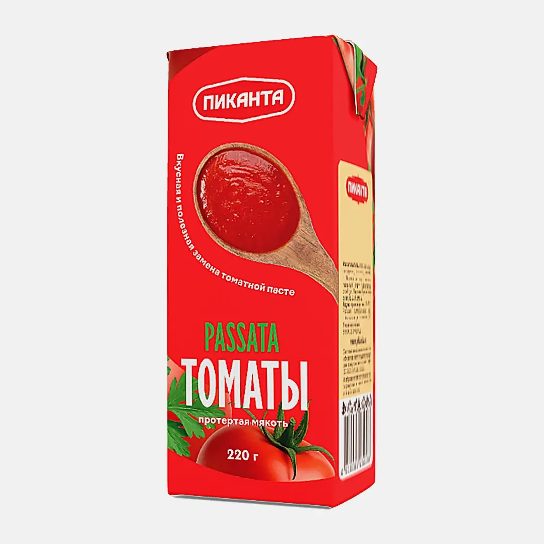 Протертая мякоть томатов Пиканта Пассата 220г