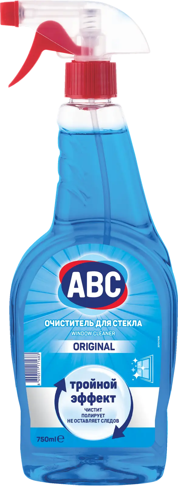 Средство для мытья окон Abc 750мл