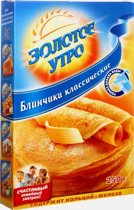 Смесь для выпечки Золотое утро Блинчики классические 250г