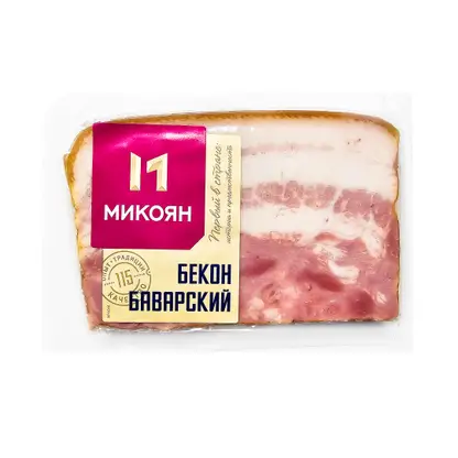 Изображение товара Бекон Микоян Баварский 300г