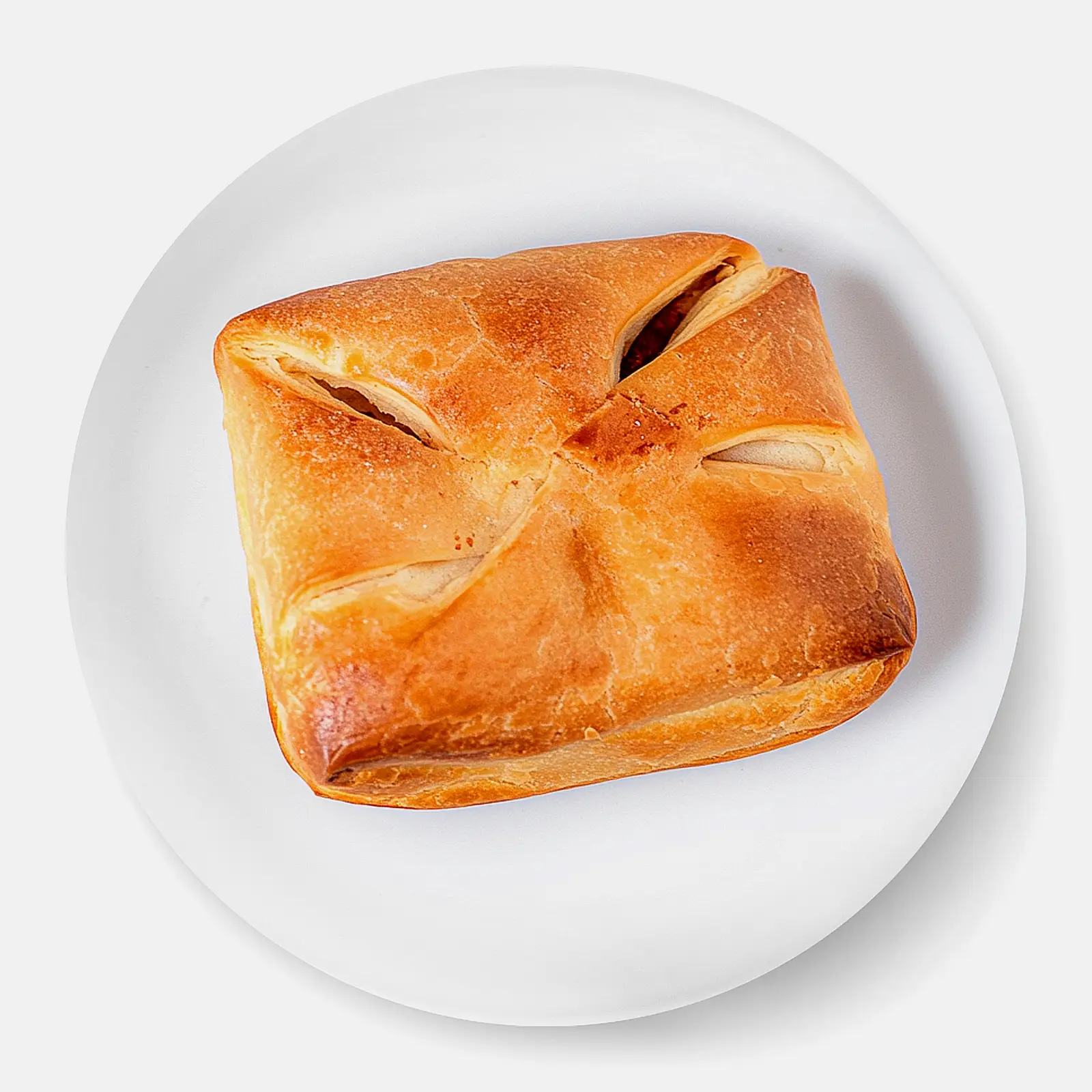 Изображение товара Конвертик с начинкой абрикос-персик 70г воздушная слойка с фруктовой начинкой