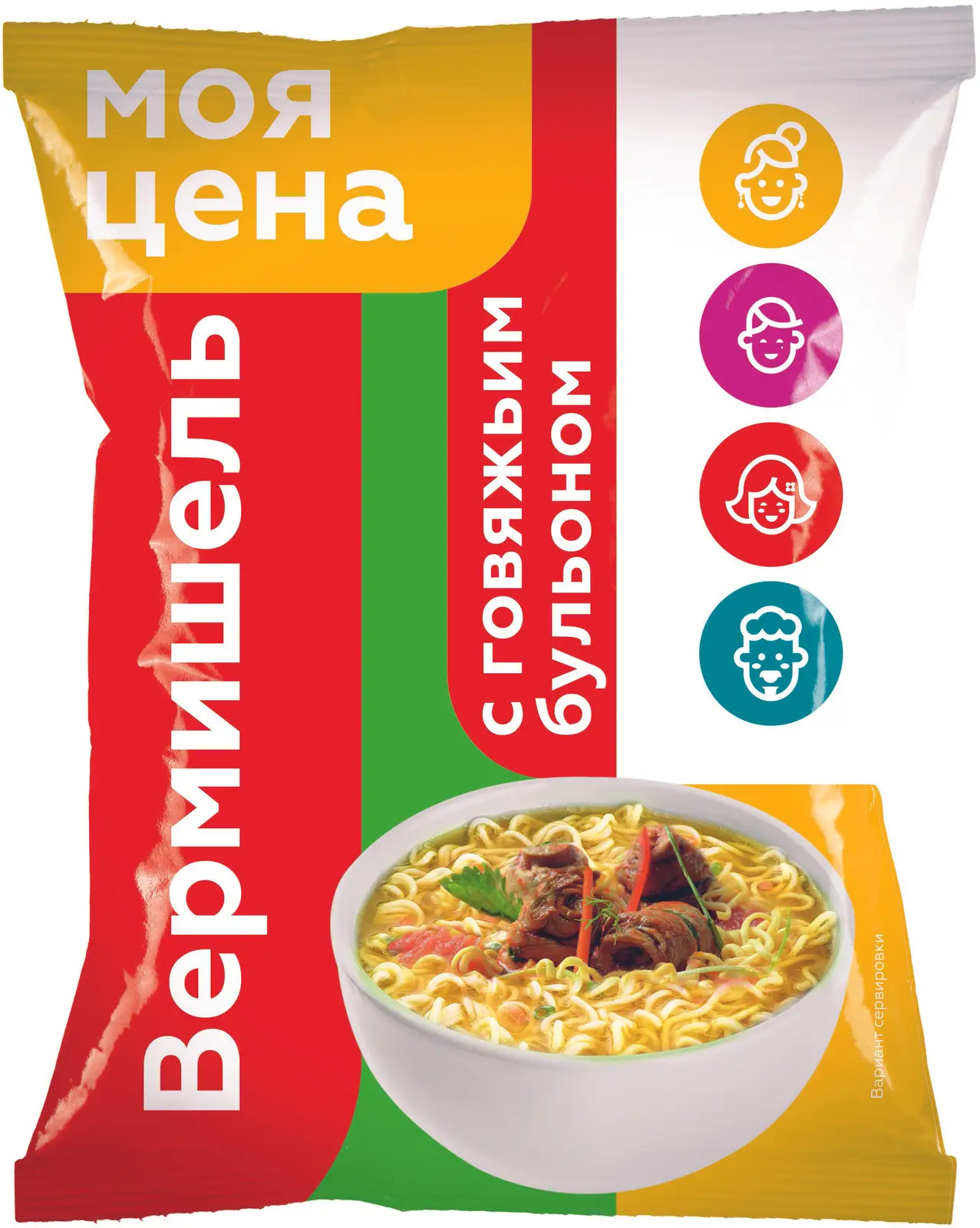 Вермишель Моя цена Говяжий бульон 60г - Магнит-Продукты