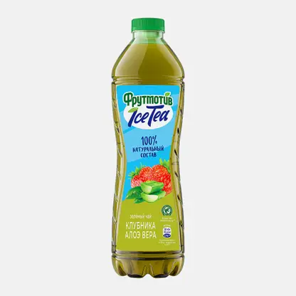 Напиток Фрутмотив Ice Tea Зеленый чай Клубника и алоэ вера 1.5л