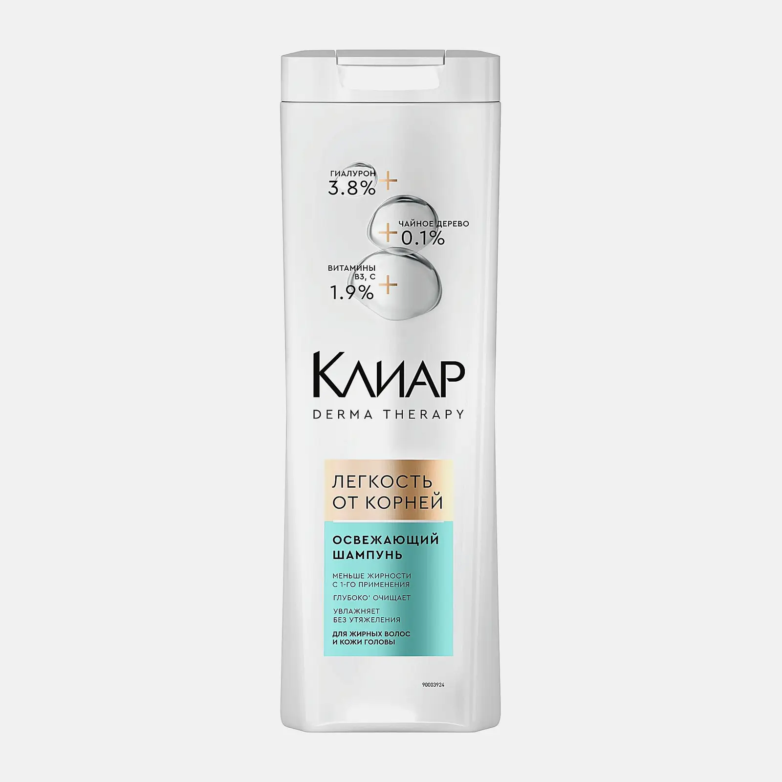 Освежающий шампунь для волос Легкость от корней Клиар 380мл