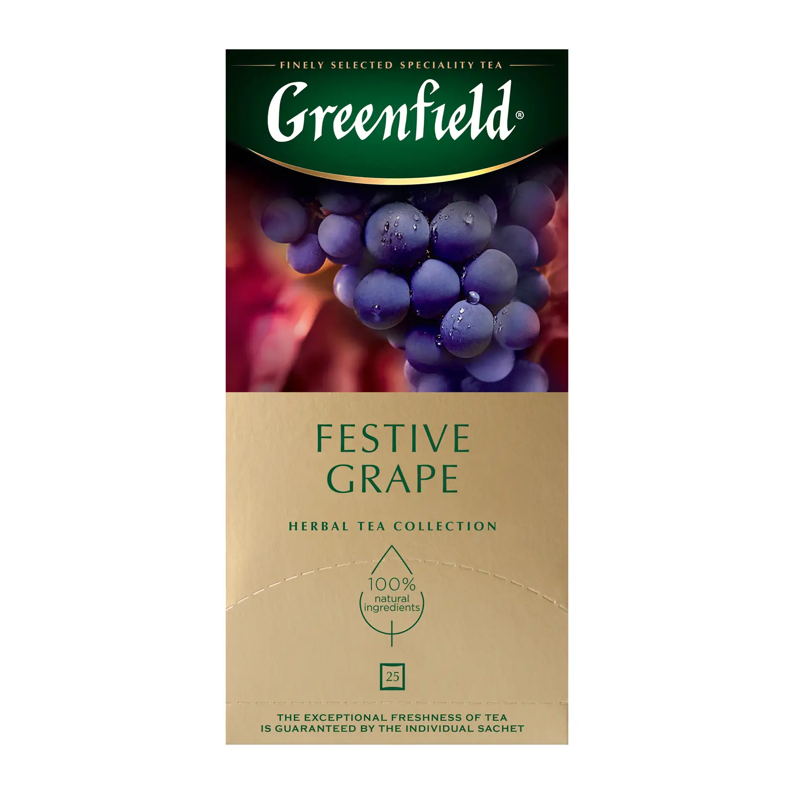 Изображение товара Чай травяной Greenfield Festive Grape 25пак