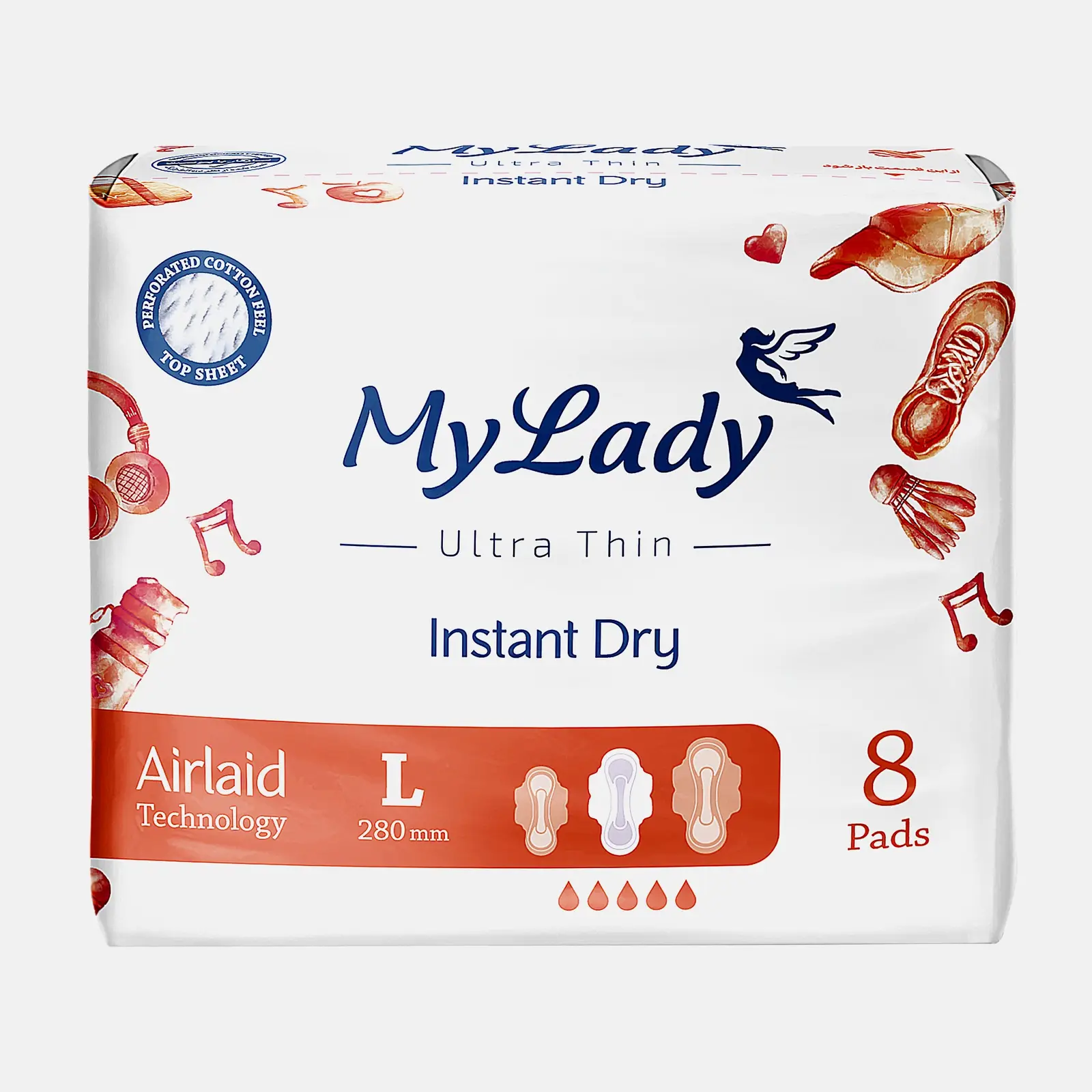 Прокладки My Lady Ultra Instant Dry Large 8шт