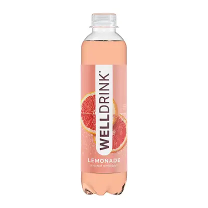 Изображение товара Напиток Розовый грейпфрут Welldrink 500мл