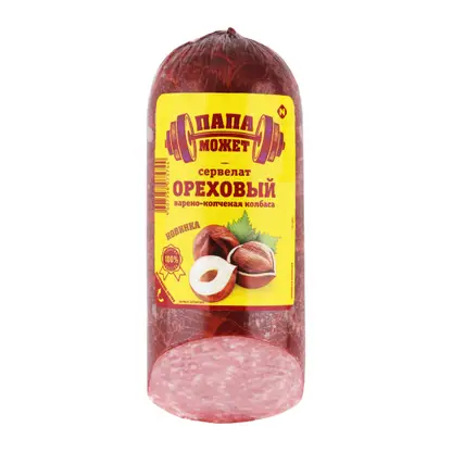 Изображение товара Сервелат Папа может Ореховый варено-копченый 310г