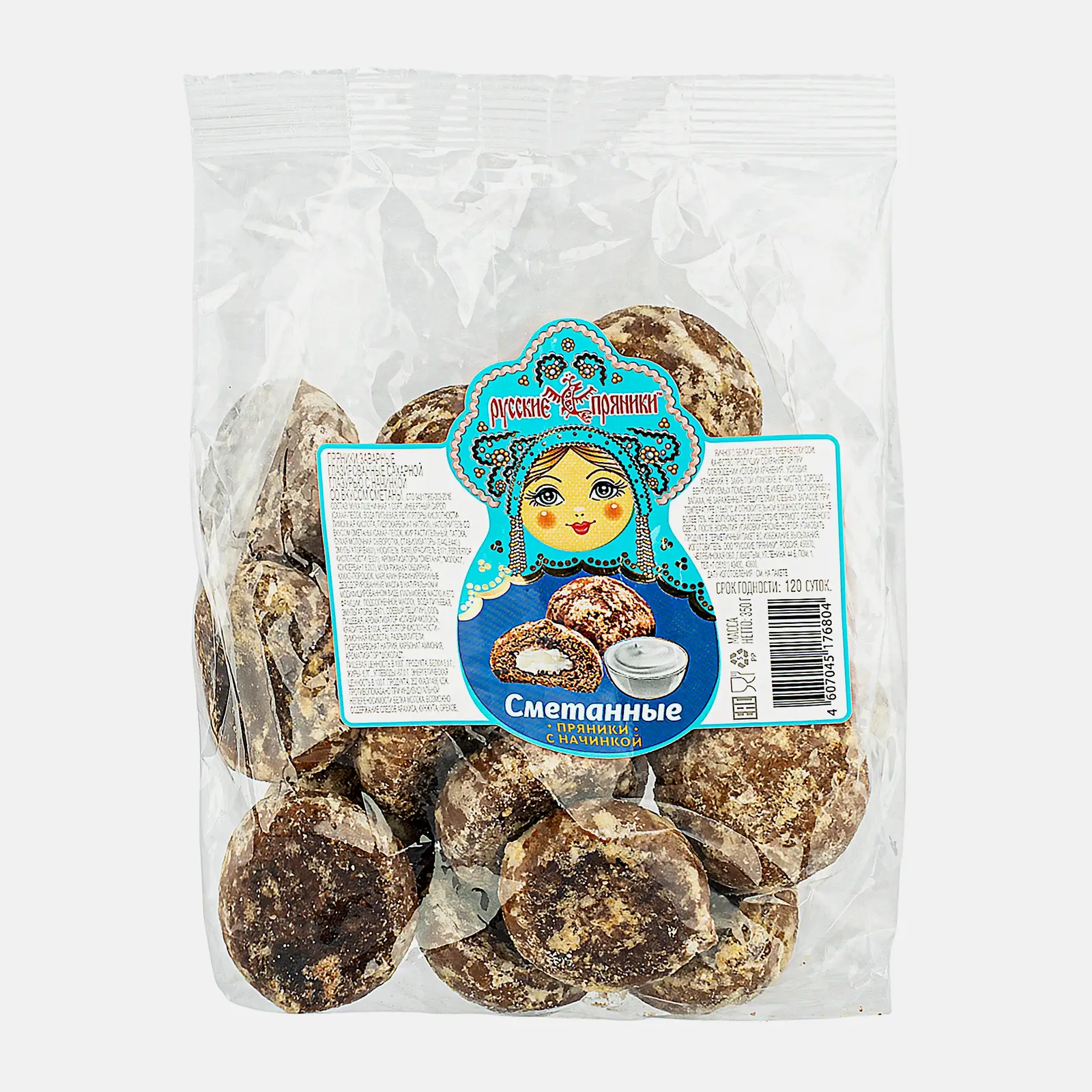 Изображение товара Пряники Сметанные с начинкой 350г Русские Пряники