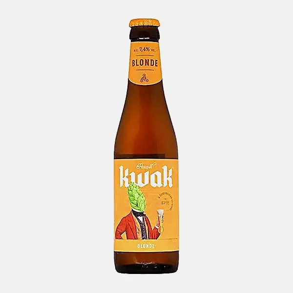 Светлое пиво фильтрованное Kwak Blonde 7.4% 330мл