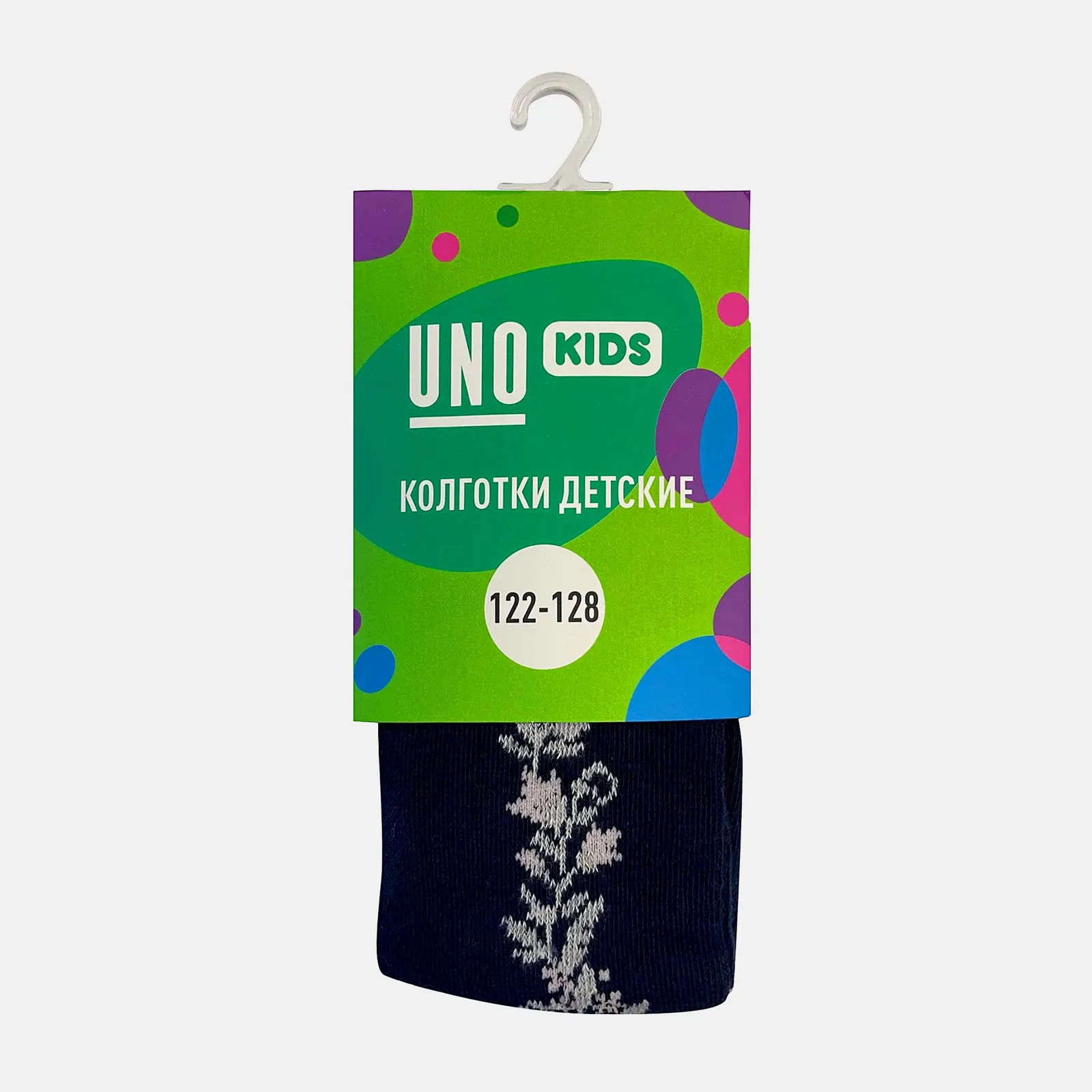 Колготки детские для девочек UNO TG5_2n22 темно-синие р98-140