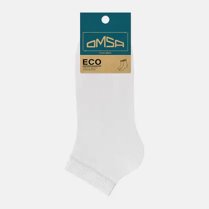 Носки мужские Omsa Eco укороченные белые р.29-31 (43-46) 402